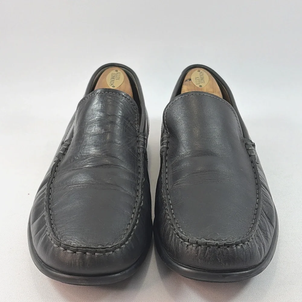 Ecco Classic Moc 2.0 Slip-On Driving Shoe Men's 44EU 11US Black Leather Loafers